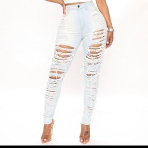Caught in Your Love Distressed Jeans